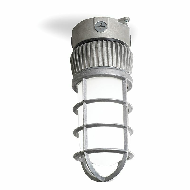 VCXL-14-NW-G1-8 Luminaires RoughLyte Generation 1 Vaportight Light Fixture, 14 W Fixture, 120/277 V AC, Shot Blasted Housing