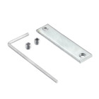 Kichler's TE Series of tape light extruded channels can be mitered into desired sizes or angles,  then reconnected into unique configurations utilizing  a connector accessory. This straight connector is utilized to extend 2 straight sections of channel.