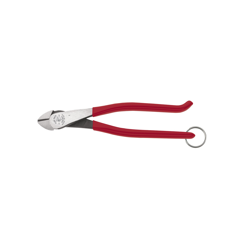 D248-9STT Angled Head Hot-Riveted Ironworker High Leverage Cutting Plier, 1 in Nominal, 1 in L x 1-1/4 in W x 1 in THK Jaw Steel Jaw, 9 in OAL