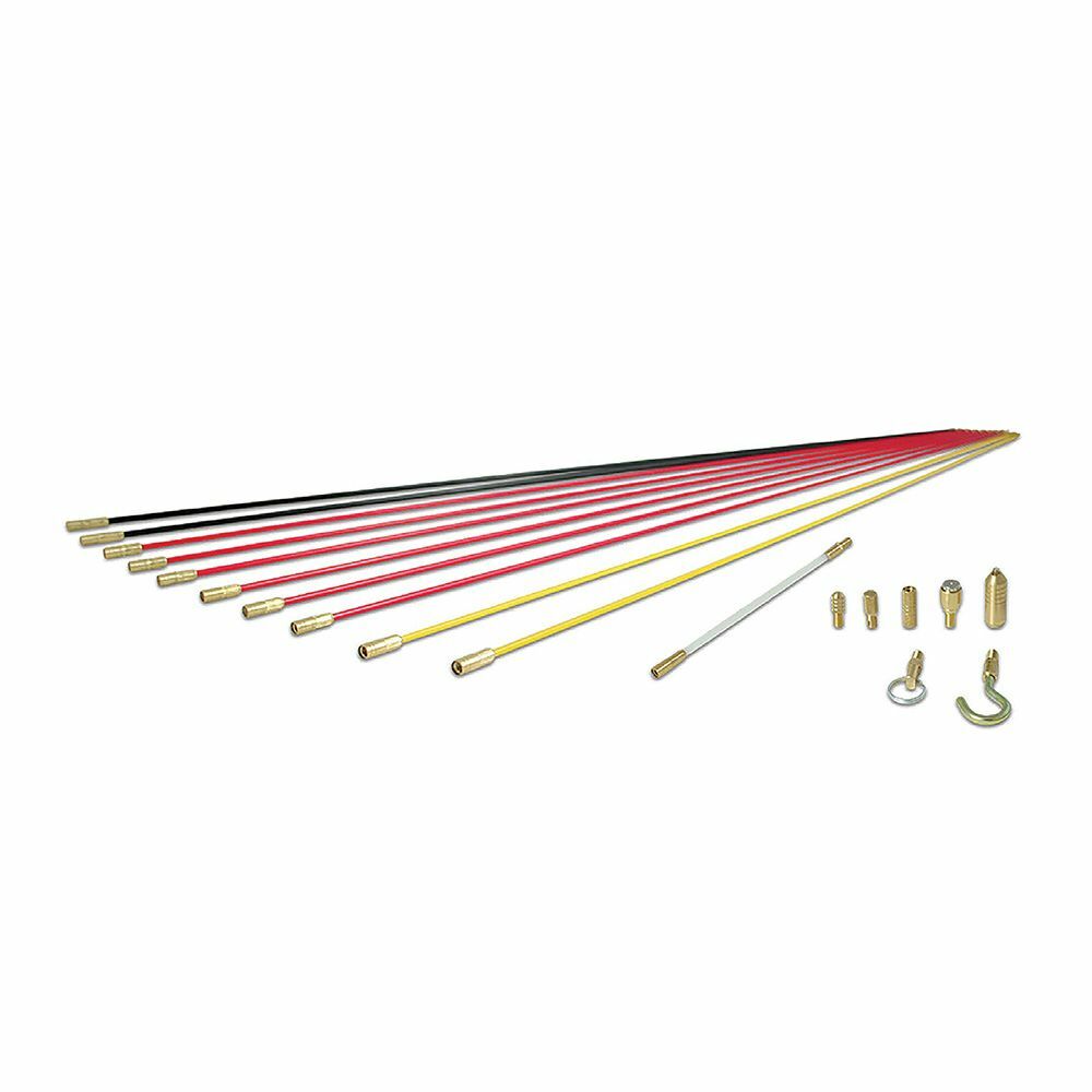 SRS56980 Super Rod 19-Piece Deluxe Splinter Resistant Fish Rod Set, 33 ft L