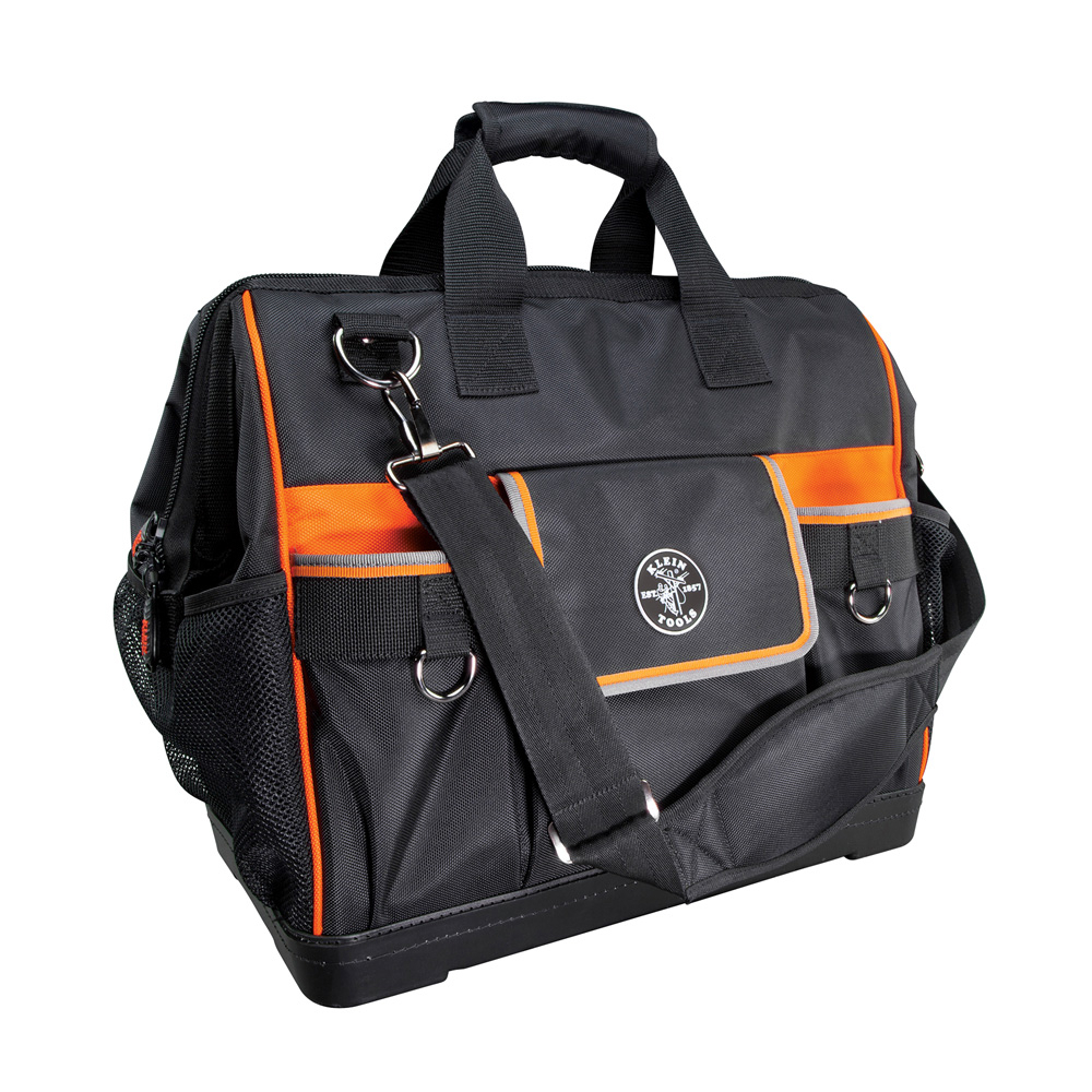 Tool Bag, Tradesman Pro Wide-Open Tool Bag, 42 Pockets, 16-Inch