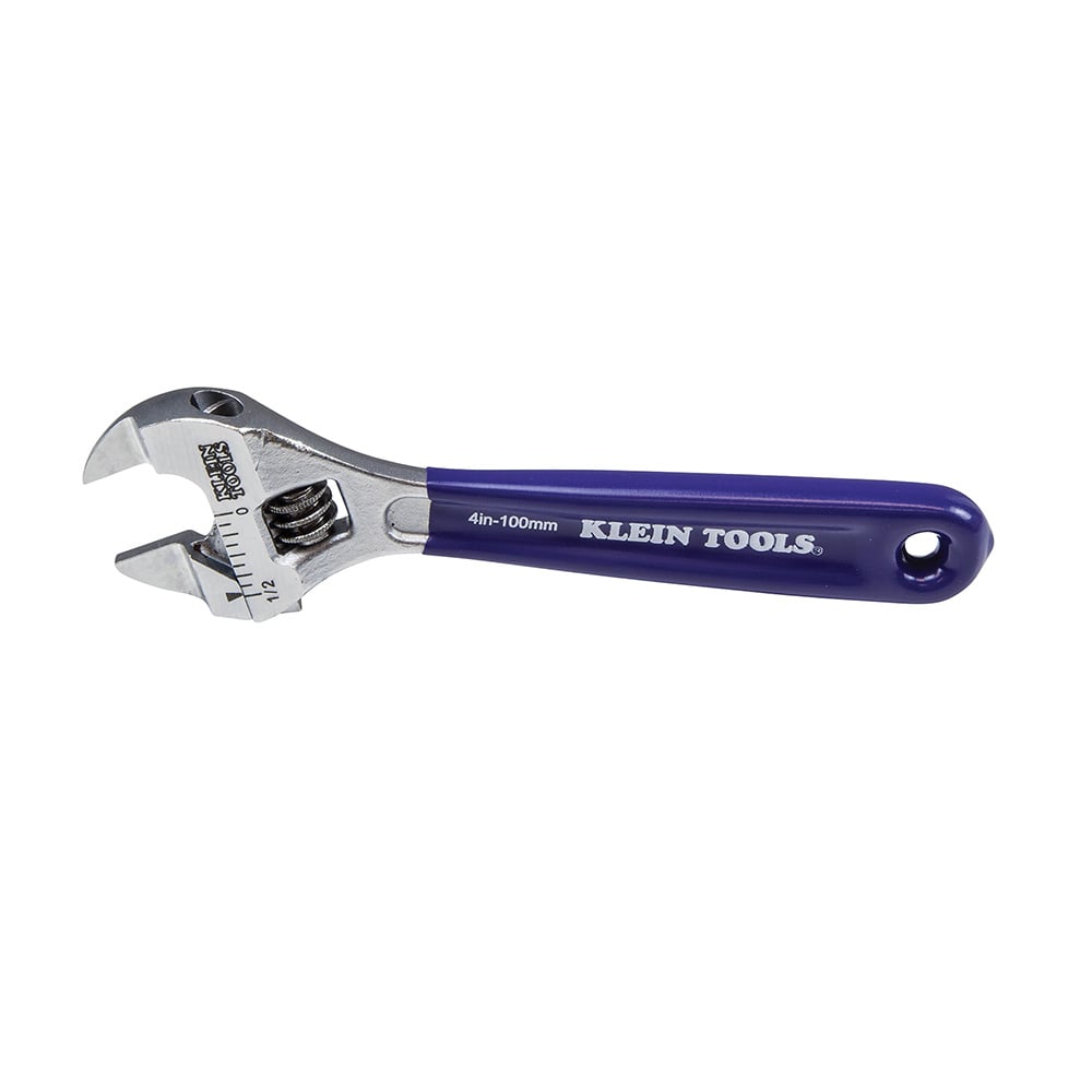 D86932 Extra Slim Adjustable Wrench, 1/2 in, 4.563 in OAL