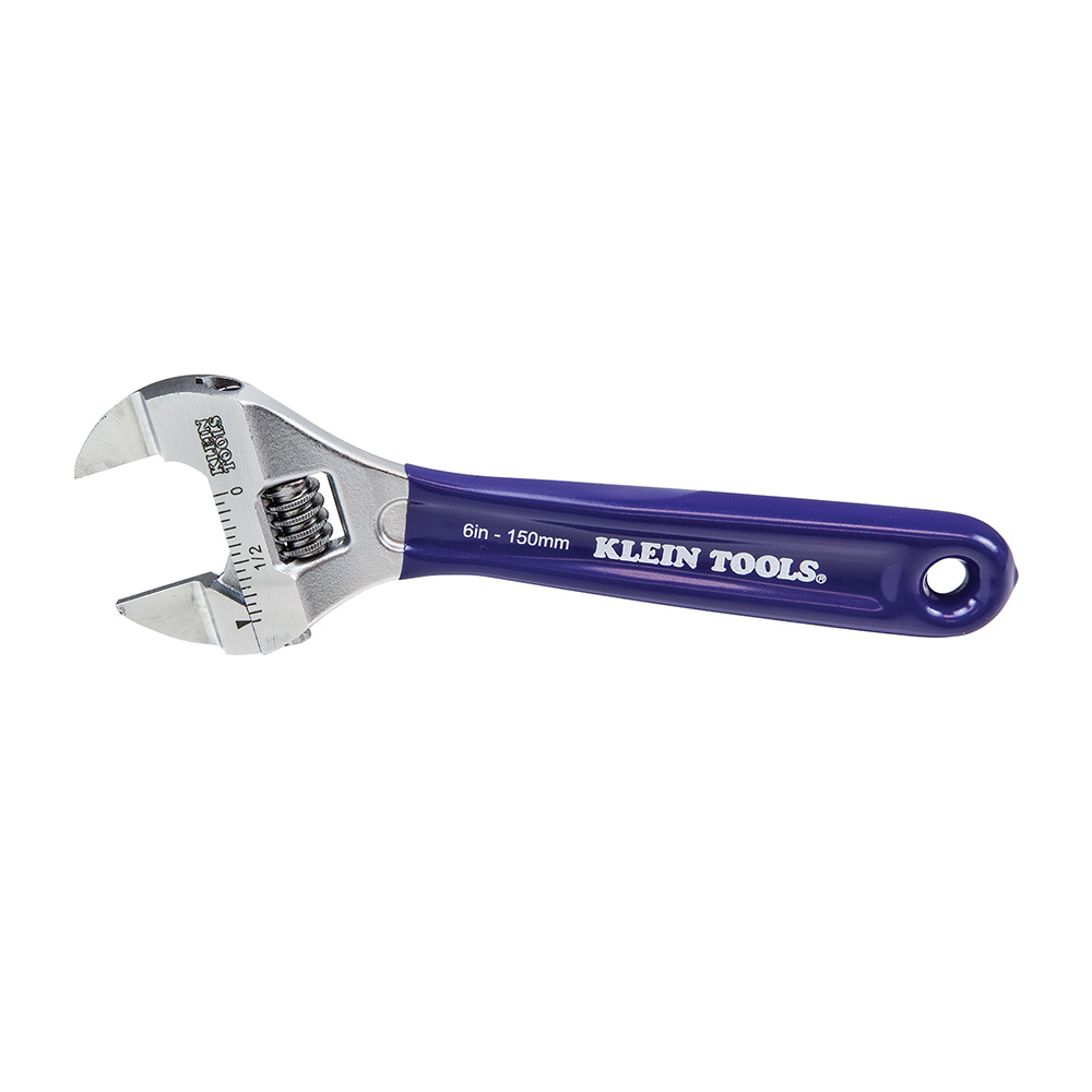 D86934 Extra Slim Adjustable Wrench, 1 in, 6.406 in OAL