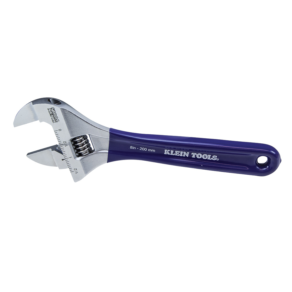 D86936 Extra Slim Adjustable Wrench, 1-1/2 in, 8-3/8 in OAL