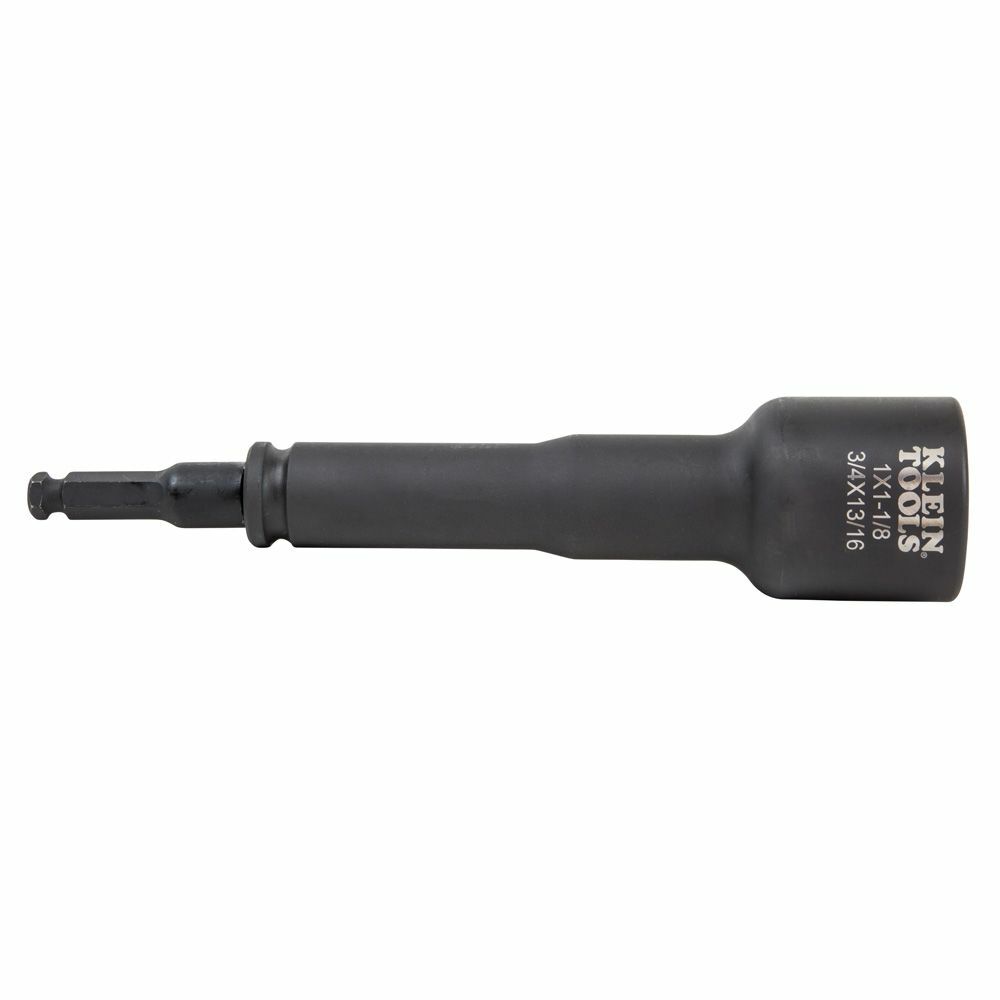 NRHD4 4-in-1 Impact Socket, 7/16 in, 1/2 in Square Drive, 3/4 in, 13/16 in, 1 in, 1-1/8 in Square Socket, 4 Points