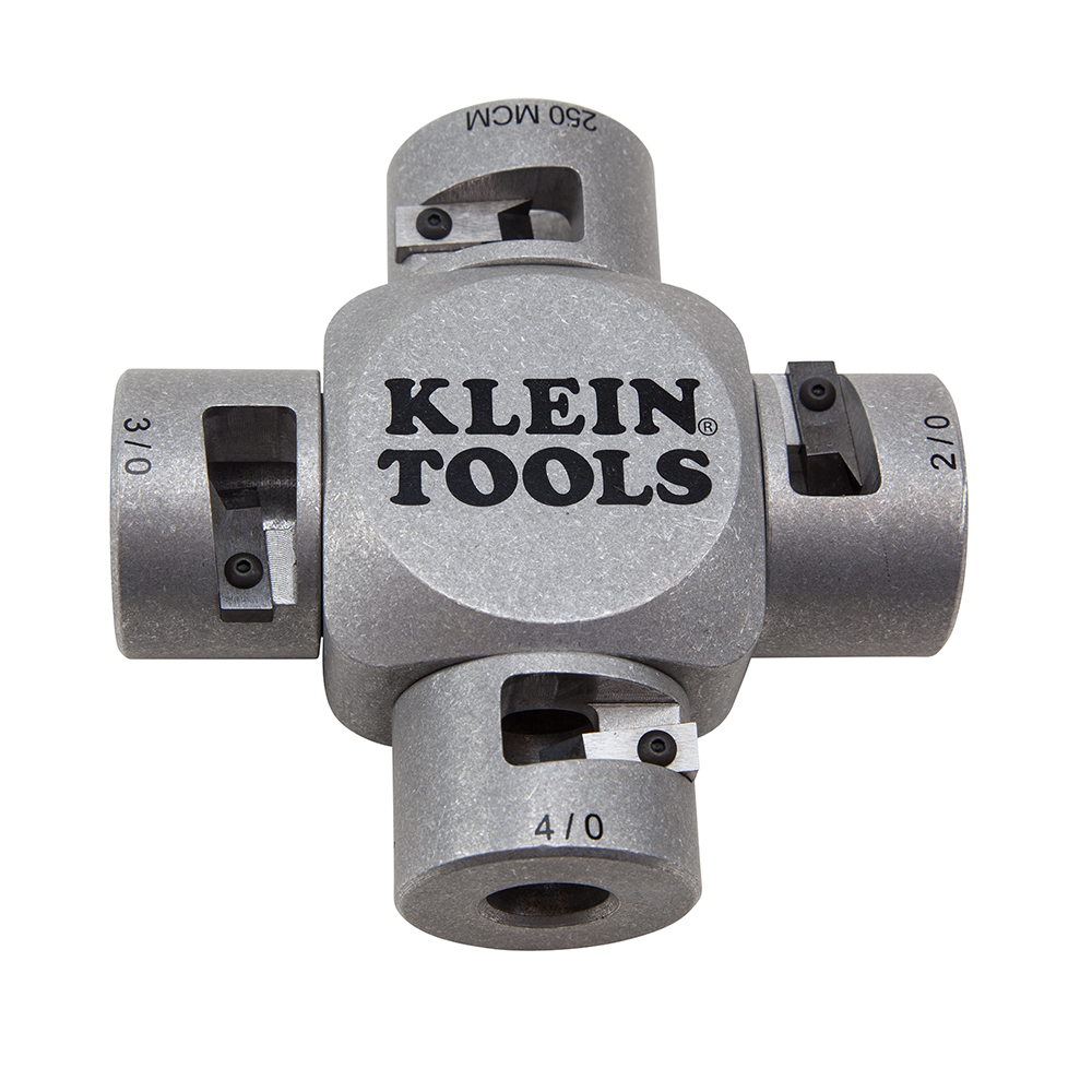 21051 Large Cable Stripper With Powder Metal Blades, 2/0 AWG to 250 kcmil MTW/THHN/THWN-2 Cable, 4.656 in OAL, Aluminum Body