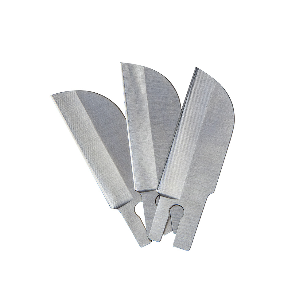44138 Heavy Duty Sharpenable Coping Replacement Blade, 440A Stainless Steel, Coping Blade, 2 in L, 0.06 in THK