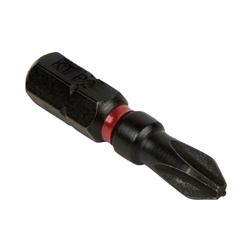 32798 Pro Impact Impact Ready Power Bit, #2 Phillips Point, 1-1/4 in OAL, 1/4 in, S2 Steel
