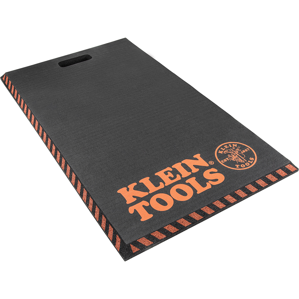 60136 Large Kneeling Pad, 28 in L x 1 in W x 1 in THK, NBR Foam, Black