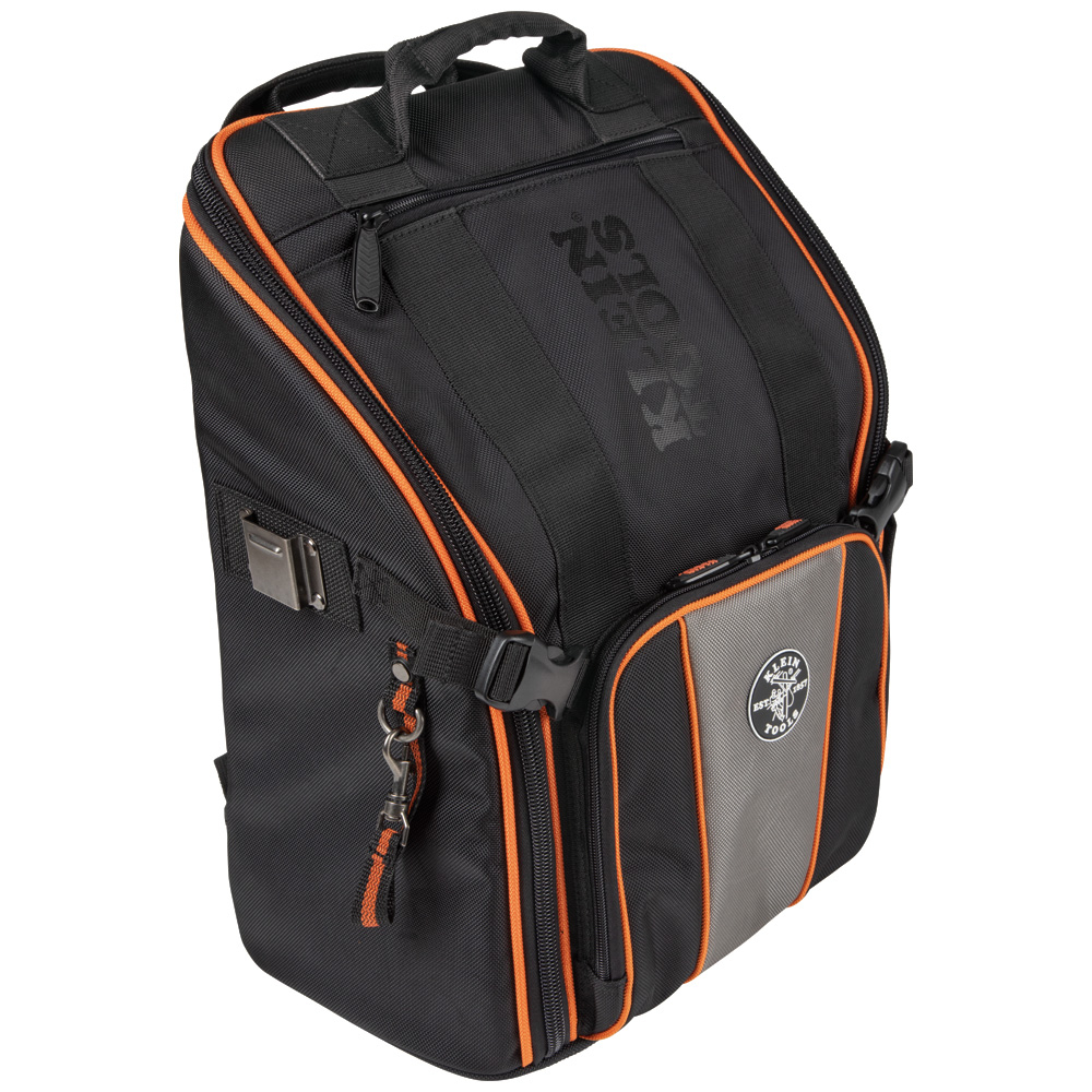 Tradesman Pro Tool Station Tool Bag Backpack, 21 Pockets