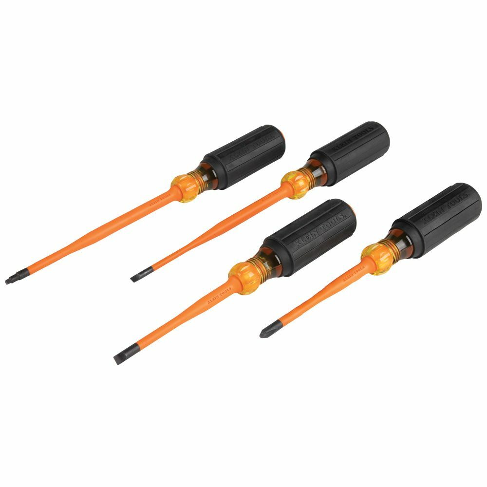 33734INS Slim-Tip Screwdriver Set, 4 Pieces, ASTM F-1505-16, IEC 60900:2018, Plastic/Steel