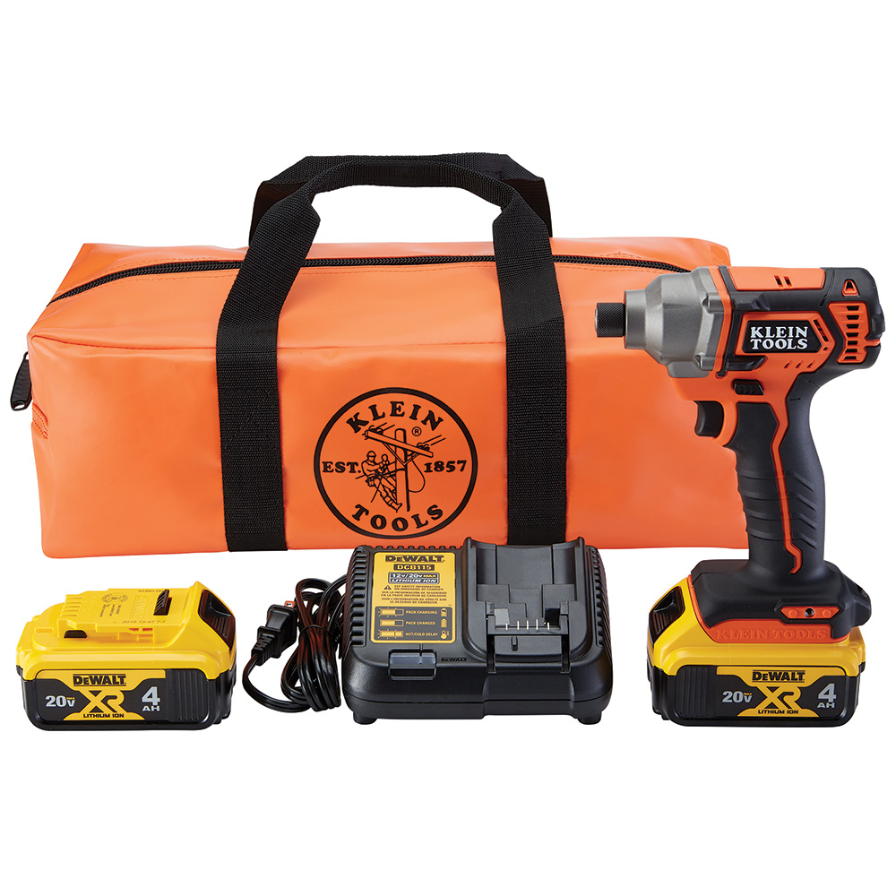 BAT20CD1 BAT Impact Driver, 1/4 in Drive Impact/Power Drive, 210 ft-lb Torque Rating, 20 V, 18 .5 in OAL