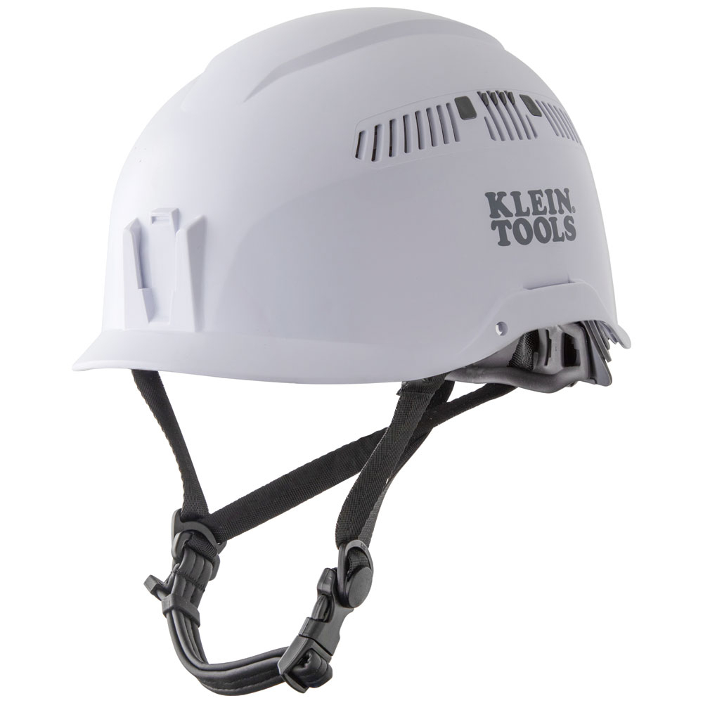 60149 Adjustable Vented Type 1 Safety Helmet, 6-1/2 Fits Mini Hat, 8 Fits Max Hat, ABS/Polycarbonate, 6-Point Suspension, ANSI Electrical Class Rating: Class C, ANSI Impact Rating: ANSI Z89.1-2014, Ratchet Knob Adjustment