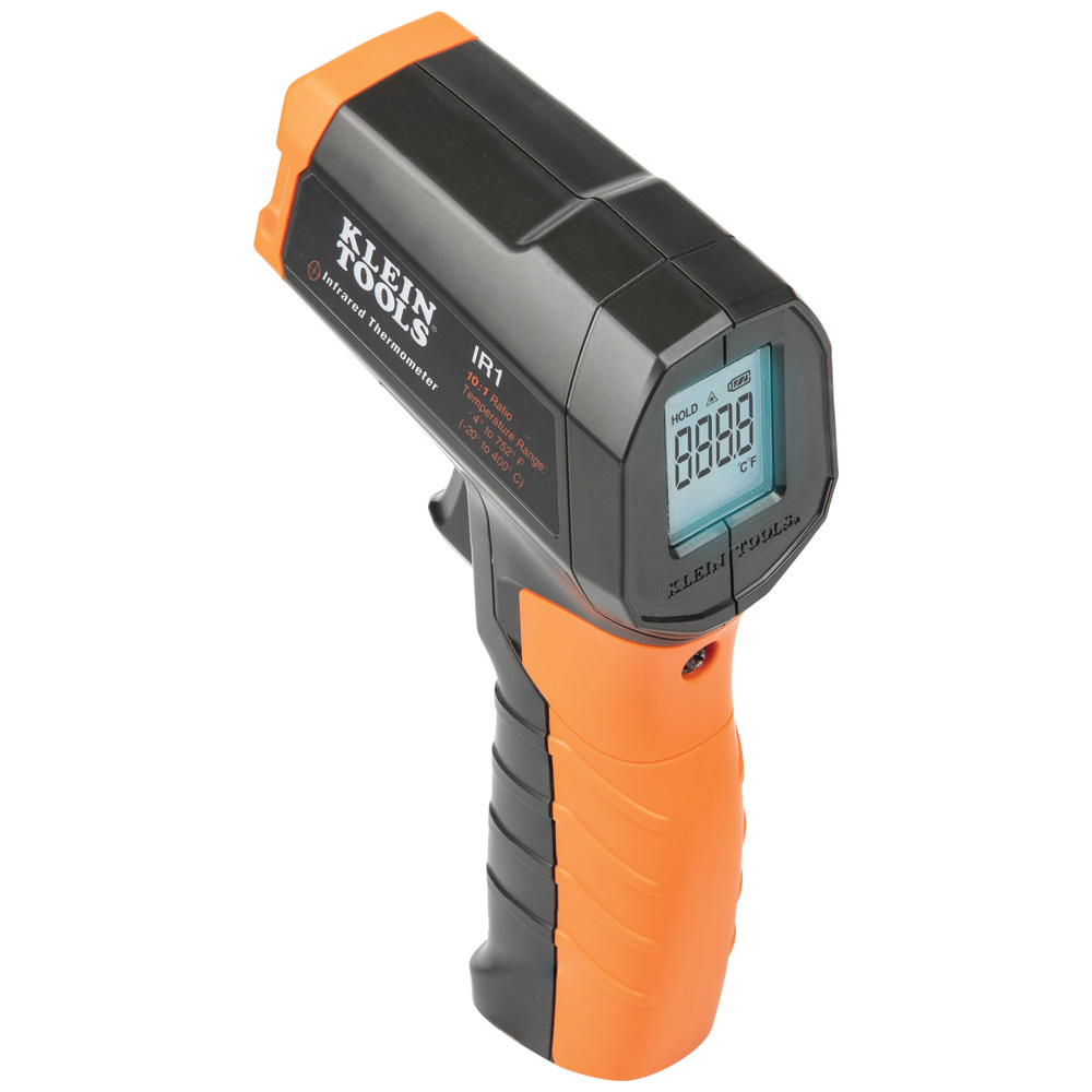IR1 Infrared Digital Thermometer With Targeting Laser, -4 to 752 deg F, +/-4 deg F or +/-2% Above Freezing, +/-4 deg F Plus 0.2 deg per Degree Below 32 deg F Below Freezing Accuracy