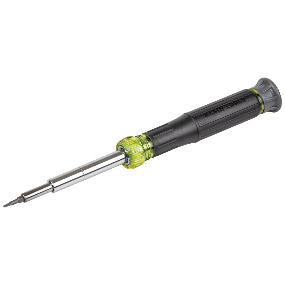 32314 14-in-1 Precision Multi-Bit Screwdriver/Nutdriver, 8 Pieces, #00 to #0, 3/32 to 1/4 in, T7 to T15 Range, Cushion Grip Handle, Steel