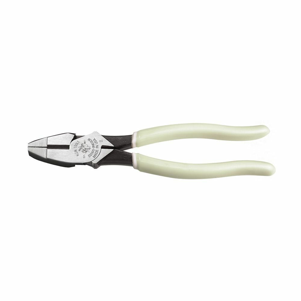 D20009NEGLW Heavy Duty High-Leverage Hi-Viz Side-Cutting Plier, 1-19/32 in L x 1-1/4 in W x 1-19/32 in THK Jaw Steel Jaw Knurled Jaw, 9.4 in OAL
