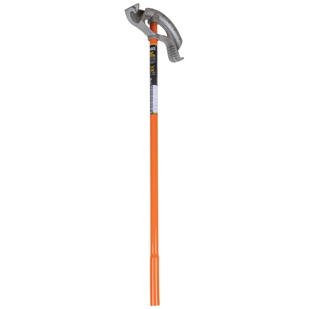 51607 Conduit Bender, 10/22/30/45/60 deg Bend, For Pipe Dia 3/4 in