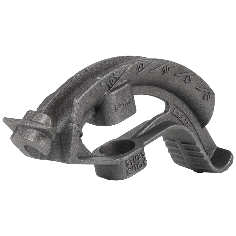 51608 Conduit Bender Head, 10/22/30/45/60 deg Bend, 4-5/8 in Bend Radius, For Pipe Dia 1/2 in