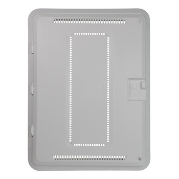 ENP20605NA Hinged Door With Trim Ring, 22.2 in L x 16.7 in W x 6-1/2 in D, For Use With ENP2080-NA 20 in Plastic Enclosure, ABS