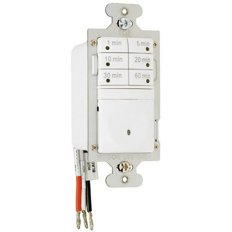 RT1WCCV4 7-Button Timer Switch, 120 VAC, White