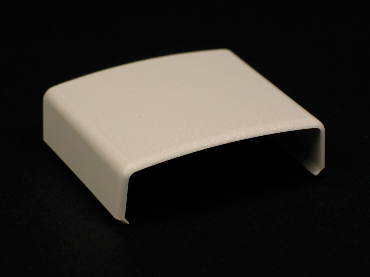 2 In Raceway Cover Clip Fitting;  White