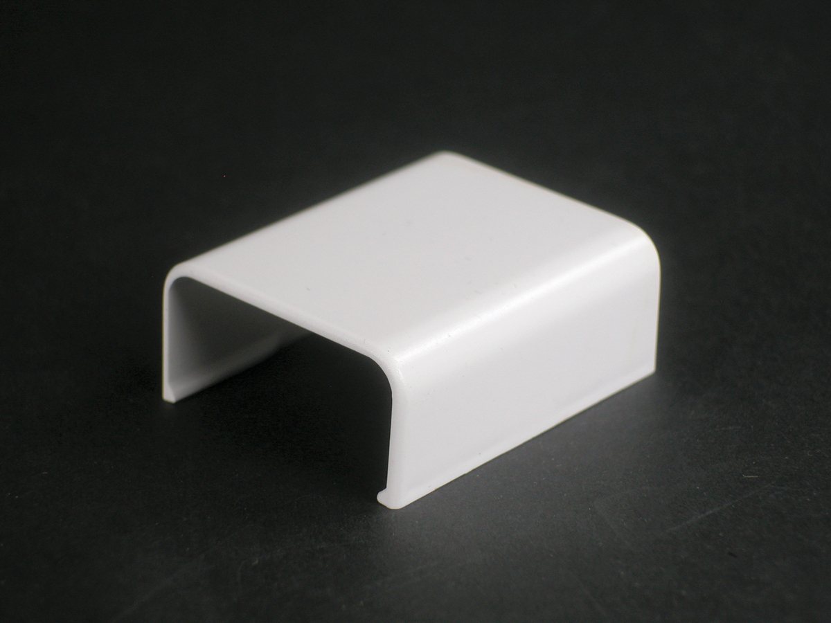 2906 1-Channel Non-Metallic Cover Clip, For Use With Uniduct 2900 Raceway, PVC