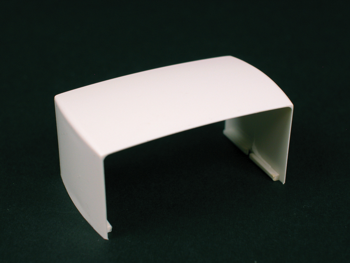 PN10F06WH 1-Channel Non-Metallic Cover Clip, For Use With Eclipse PN10 600 V AC Surface Non-Metallic Raceway, Ortronics TracJack and Series II 600 V AC Module