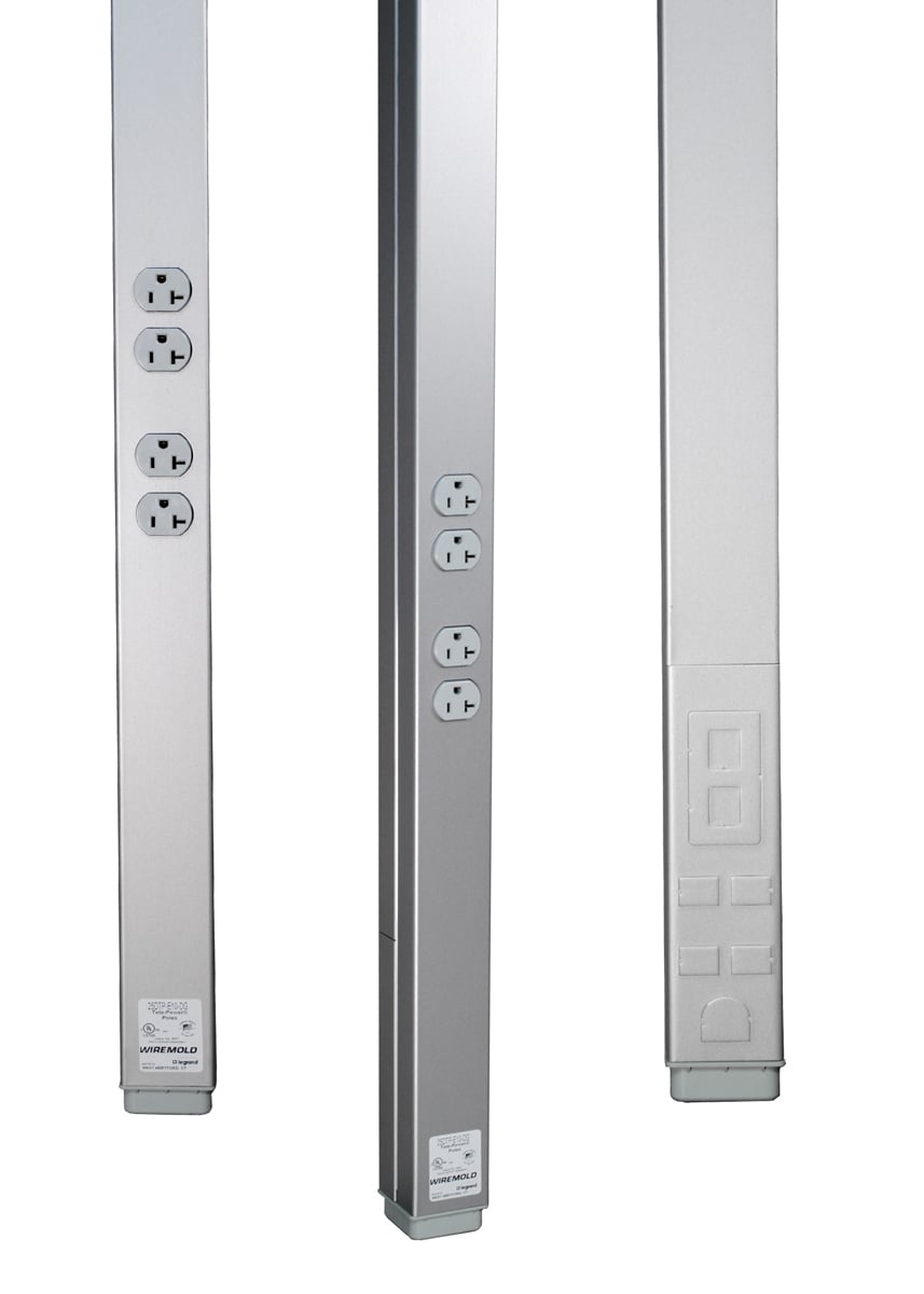 25DTP-E10DG 2-Compartment Pole, Steel