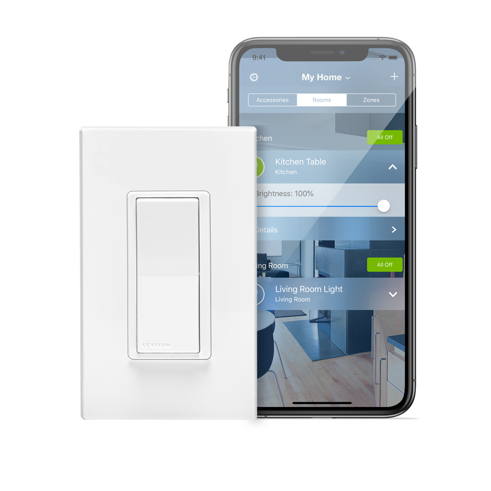 DH15S-1BZ Decora Smart Dimmer Switch, 120 VAC, 15 A, On/Off Operation