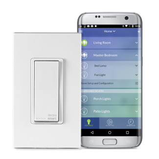 DW15S-1BZ Decora Smart Universal Lighting Control Switch With Wi-Fi Technology, 120 VAC, 15 A