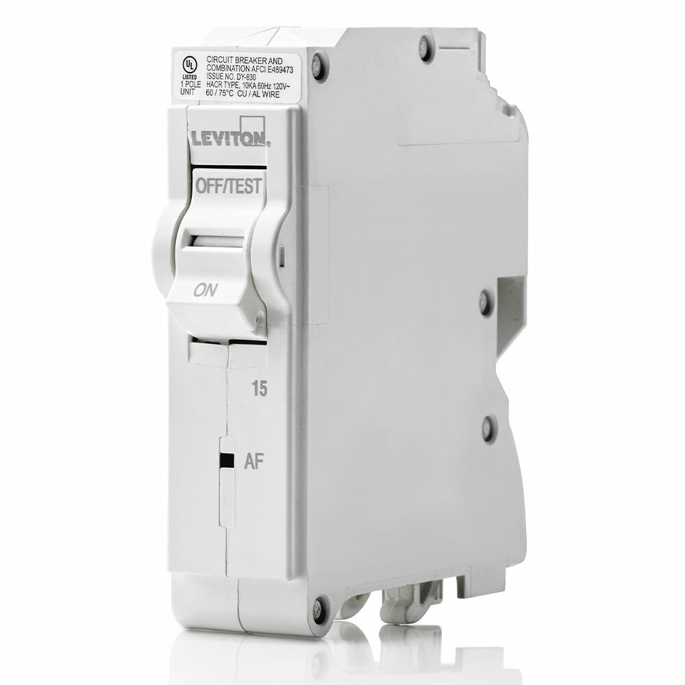 LB115-AF AFCI Branch Circuit Breaker, 120 V AC, 15 A, 10 kA Interrupt, 1 Poles, Magnetic Trip