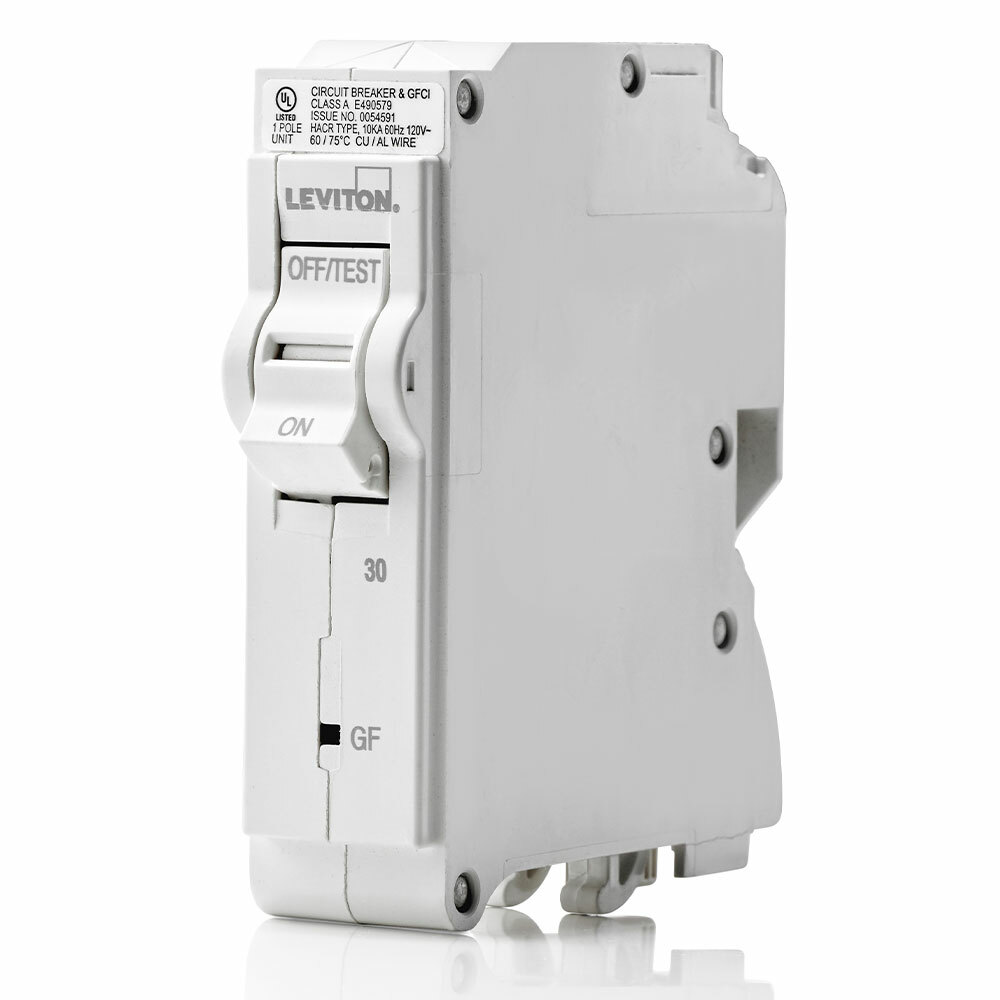 LB130-GF Branch Circuit Breaker, 120 VAC, 30 A, 10 kA Interrupt, 1 Poles, Magnetic Trip