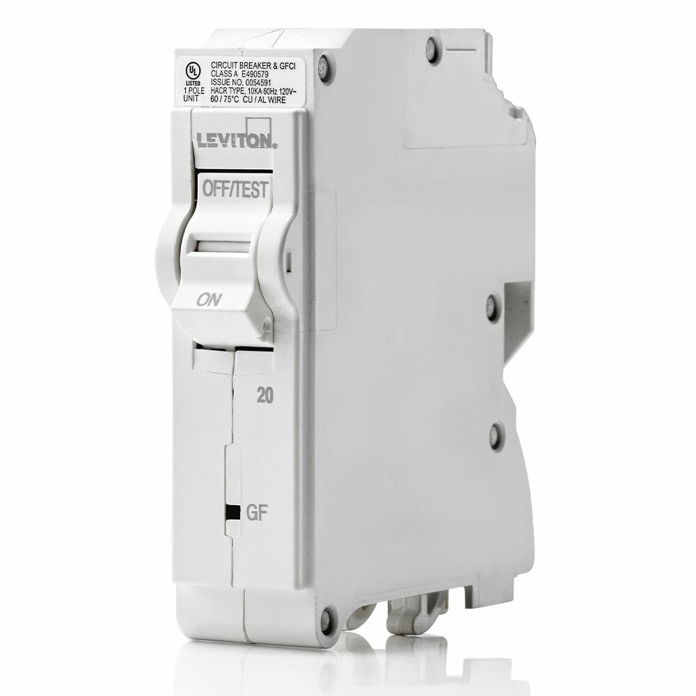 LB120-EP Branch Circuit Breaker, 120 V AC, 20 A, 10 kA Interrupt, 1 Poles, Magnetic Trip