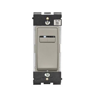 REL06-WS Renu Universal Digital Dimmer, 120 V AC, 1 Pole, Wood Smoke