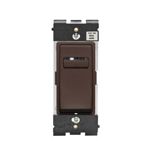 REL06-WB Renu Universal Digital Dimmer, 120 V AC, 1 Pole, Walnut Bark