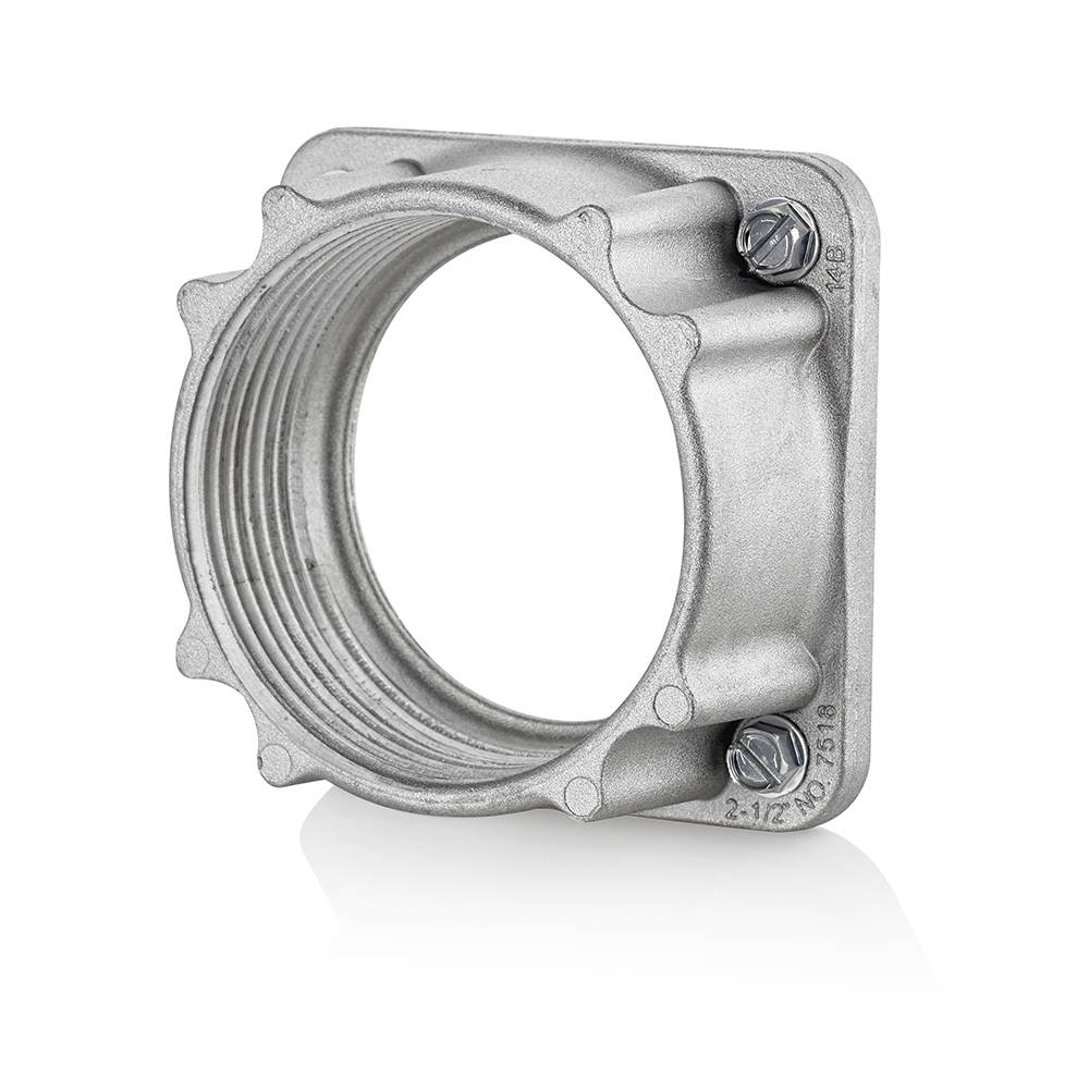 LHUB2 Rainproof Conduit Hub With Mounting Screw, 2-1/2 in, For Use With NEMA 3R Outdoor Enclosure and Load Center Panels, Gray