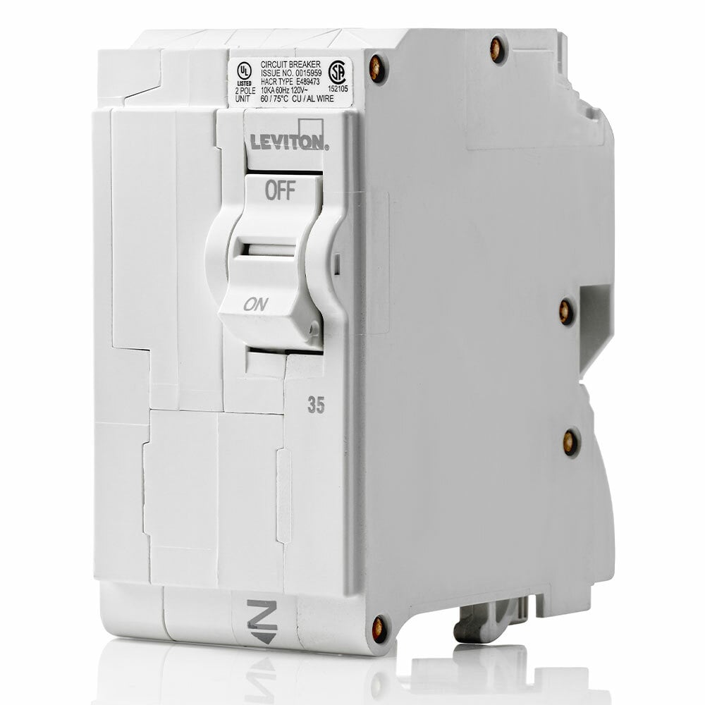 LB235 Basic Standard Branch Circuit Breaker, 120/240 VAC, 35 A, 10 kA Interrupt, 2 Poles