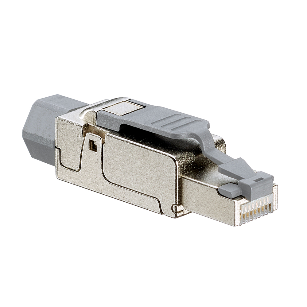 6APLG-S6A Universal Tool-Free Plug, Cat 6a Module, Die Cast Zinc