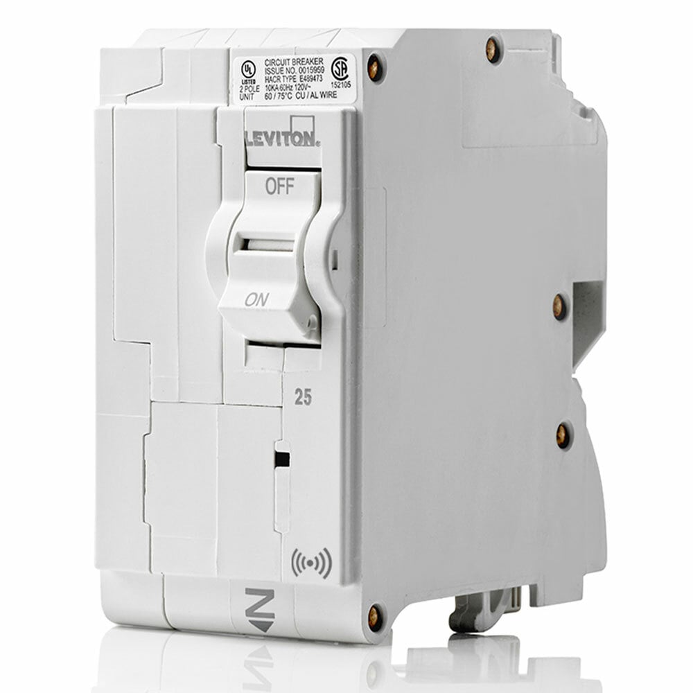 LB225-S Smart Standard Branch Circuit Breaker, 120/240 V AC, 25 A, 10 kA Interrupt, 2 Poles, Magnetic Trip