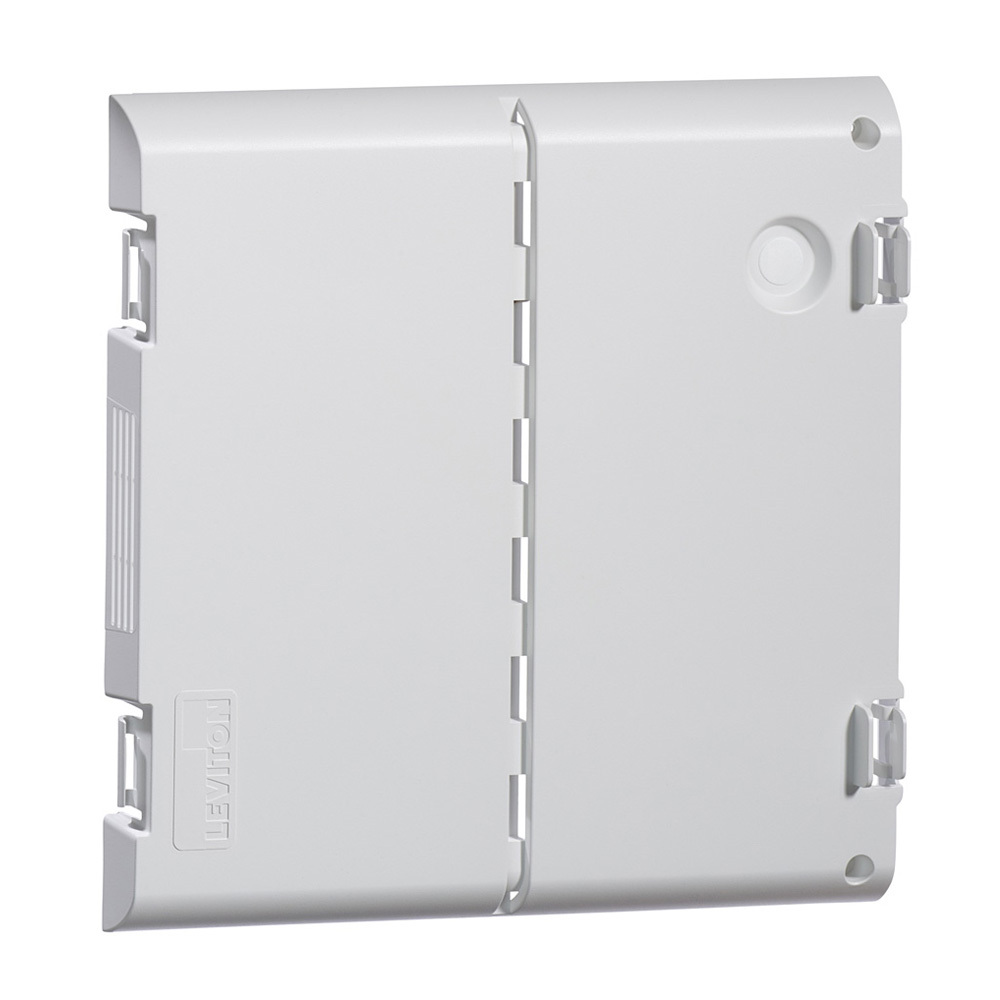 49605-14S Vented Hinged Door, For Use With 14 in Wireless Structured Media Centers, Plastic, 15.9 in H x 15.87 in W x 1.75 in D