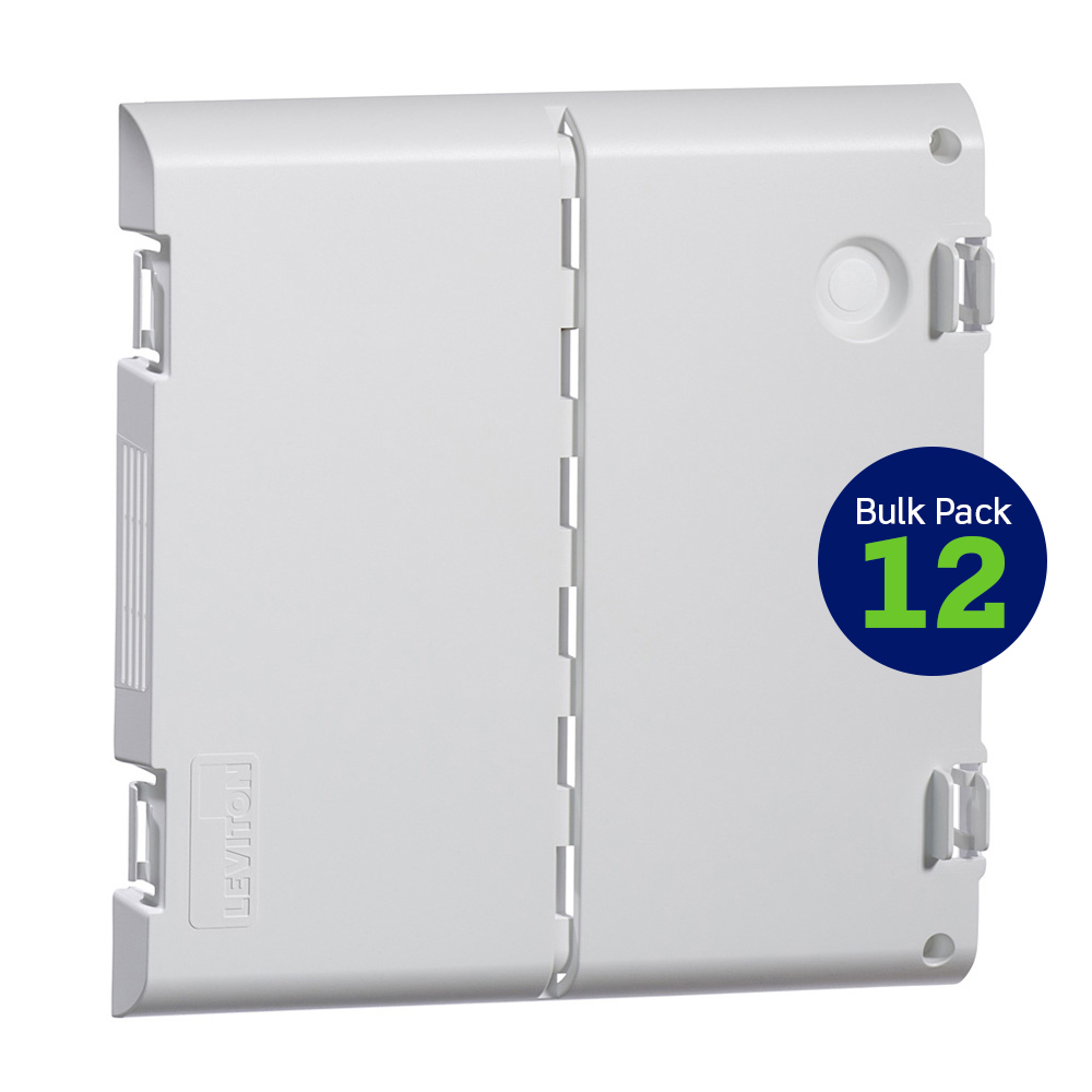 49605-14B Vented Hinged Door, For Use With 14 in Wireless Structured Media Centers, Plastic, 15.9 in H x 15.87 in W x 1.75 in D