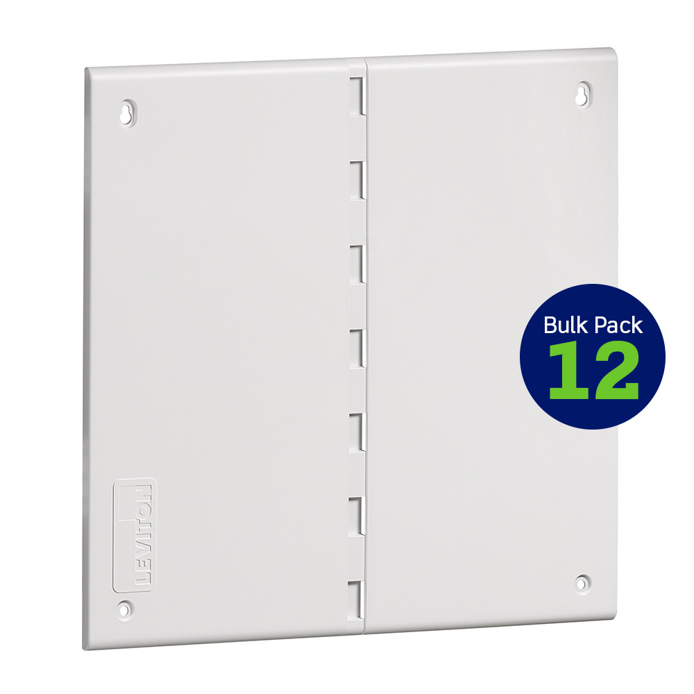 49605-14F Vented Flush Mount Cover, For Use With 14 in Wireless Structured Media Centers, Plastic, 5.52 in H x 15.73 in W x 0.38 in D