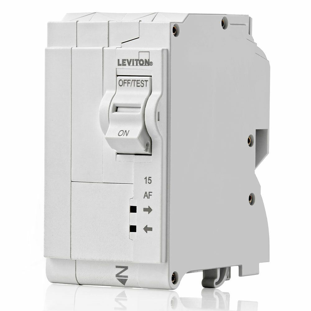 LB215-AF AFCI Branch Circuit Breaker With Instruction Sheet, 120/240 V AC, 15 A, 10 kA Interrupt, 2 Poles, Magnetic Trip