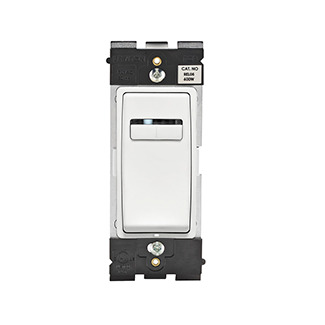 REL06-1WW Renu Universal Digital Dimmer, 120 V AC, 1 Pole, ON/OFF Operation, White