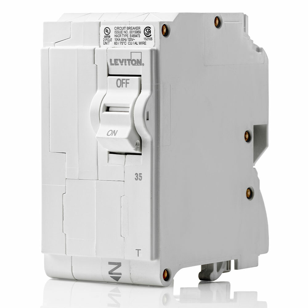 LB235-T Standard Circuit Breaker With Instruction Sheet, 120/240 V AC, 35 A, 10 kA Interrupt, 2 Poles