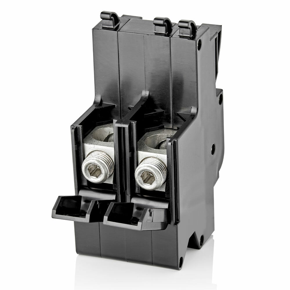 LFTLA Feed Through Lug Accessory, 3 AWG to 300 kcmil Cu/Al, Plug-On Mount, For Use With Load Centers