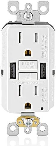 GUSB1-W GFCI Combo USB Charger