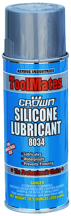 8034 Multi-Purpose Silicone Lubricant, 16 oz Aerosol Can, 32 to 120 deg F