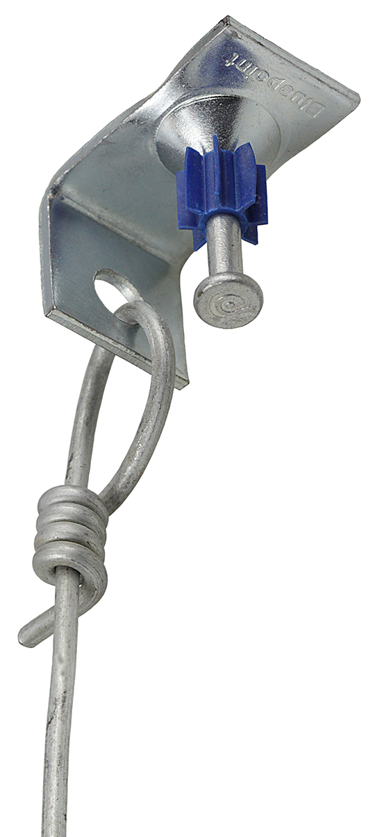 CWC12 Pre-Tied Ceiling Wire Cable, 12 ft L, 12 ga, Galvanized