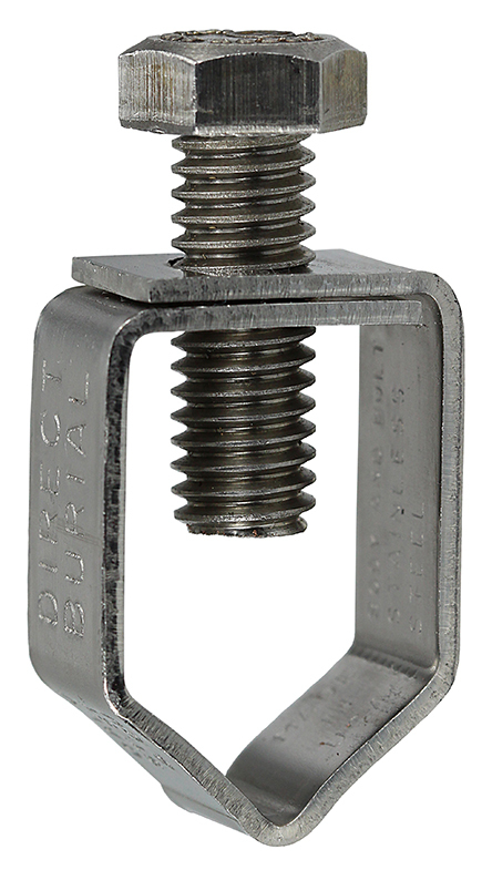 UGRCS Ground Rod Clamp, 10 to 1 AWG Conductor, Stainless Steel